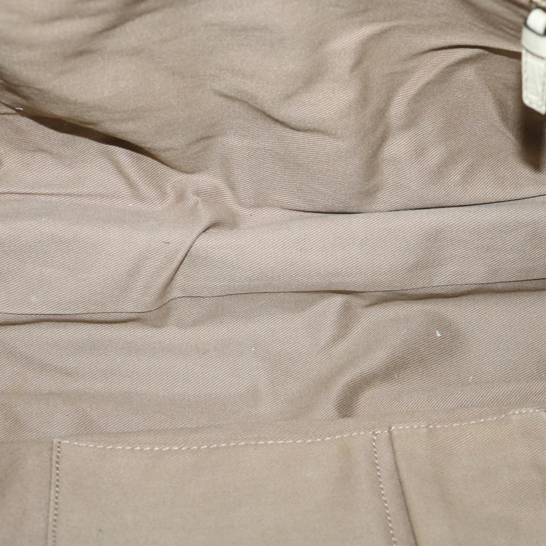 Celine Macadam Canvas Tote Bag Beige Auth yk8665