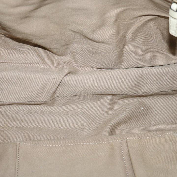 Celine Macadam Canvas Tote Bag Beige Auth yk8665