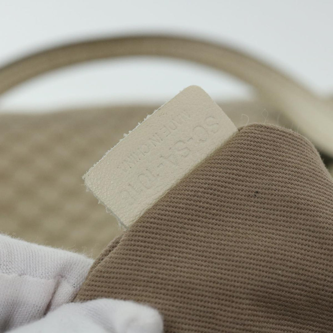 Celine Macadam Canvas Tote Bag Beige Auth yk8665