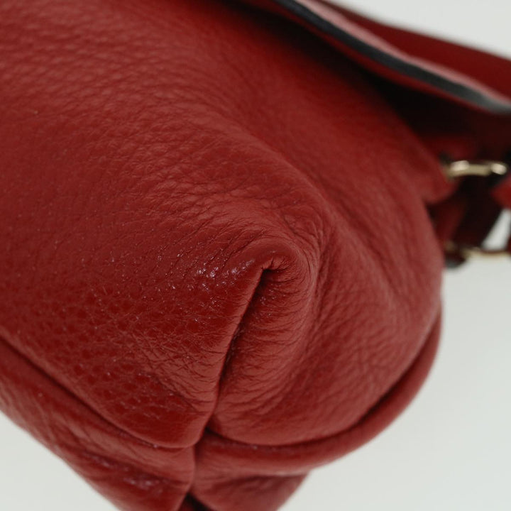 Chloe Accessory Pouch Leather 2way Red yk8693