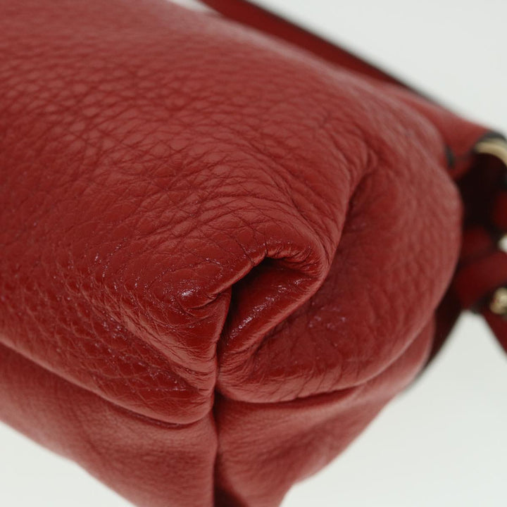 Chloe Accessory Pouch Leather 2way Red yk8693