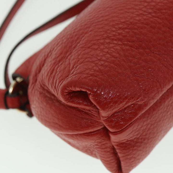 Chloe Accessory Pouch Leather 2way Red yk8693