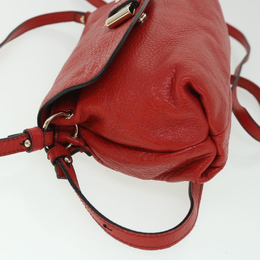 Chloe Accessory Pouch Leather 2way Red yk8693