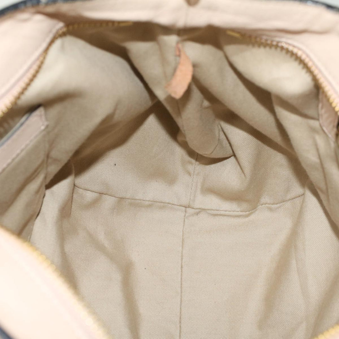 Chloe Etel Hand Bag Leather 2way Beige 03-13-50-65 yk8722
