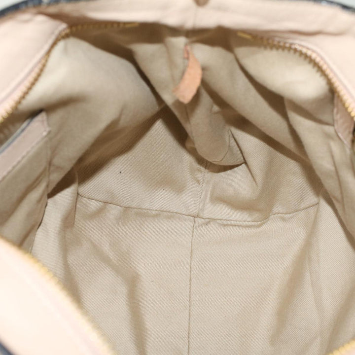 Chloe Etel Hand Bag Leather 2way Beige 03-13-50-65 yk8722