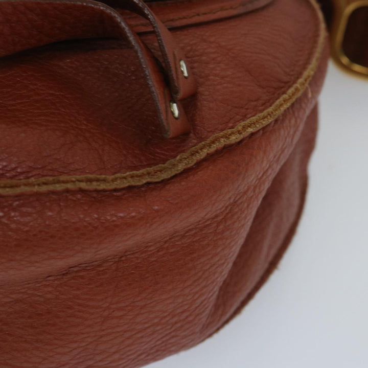 Chloe Mercy Shoulder Bag Leather Brown yk8869