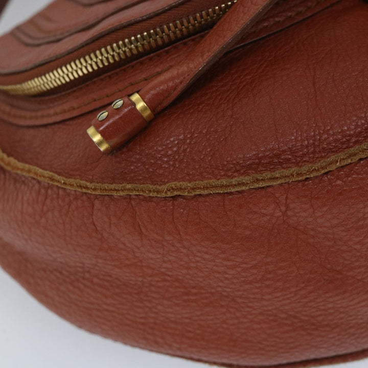 Chloe Mercy Shoulder Bag Leather Brown yk8869
