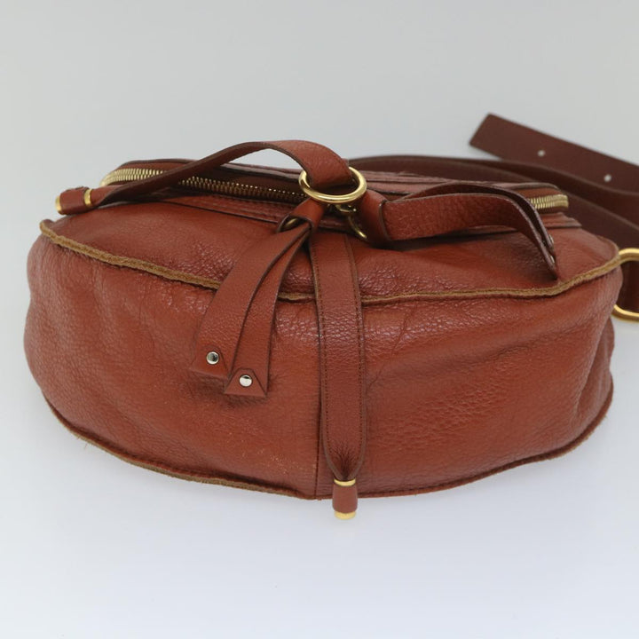 Chloe Mercy Shoulder Bag Leather Brown yk8869
