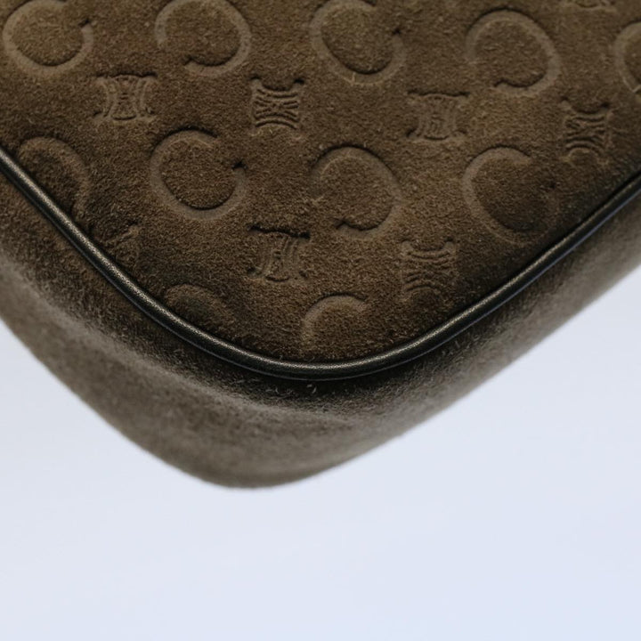 Celine C Macadam Canvas Accessory Pouch Brown 9030
