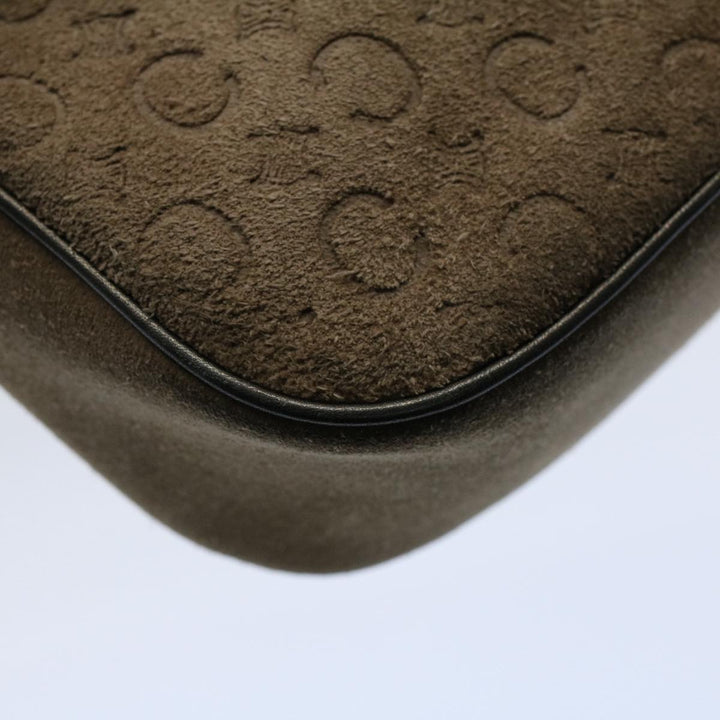Celine C Macadam Canvas Accessory Pouch Brown 9030