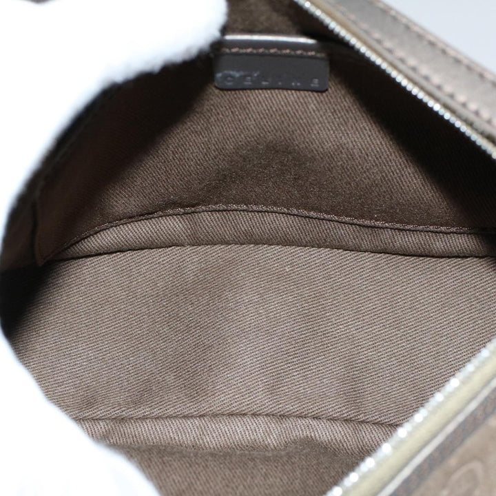 Celine C Macadam Canvas Accessory Pouch Brown 9030