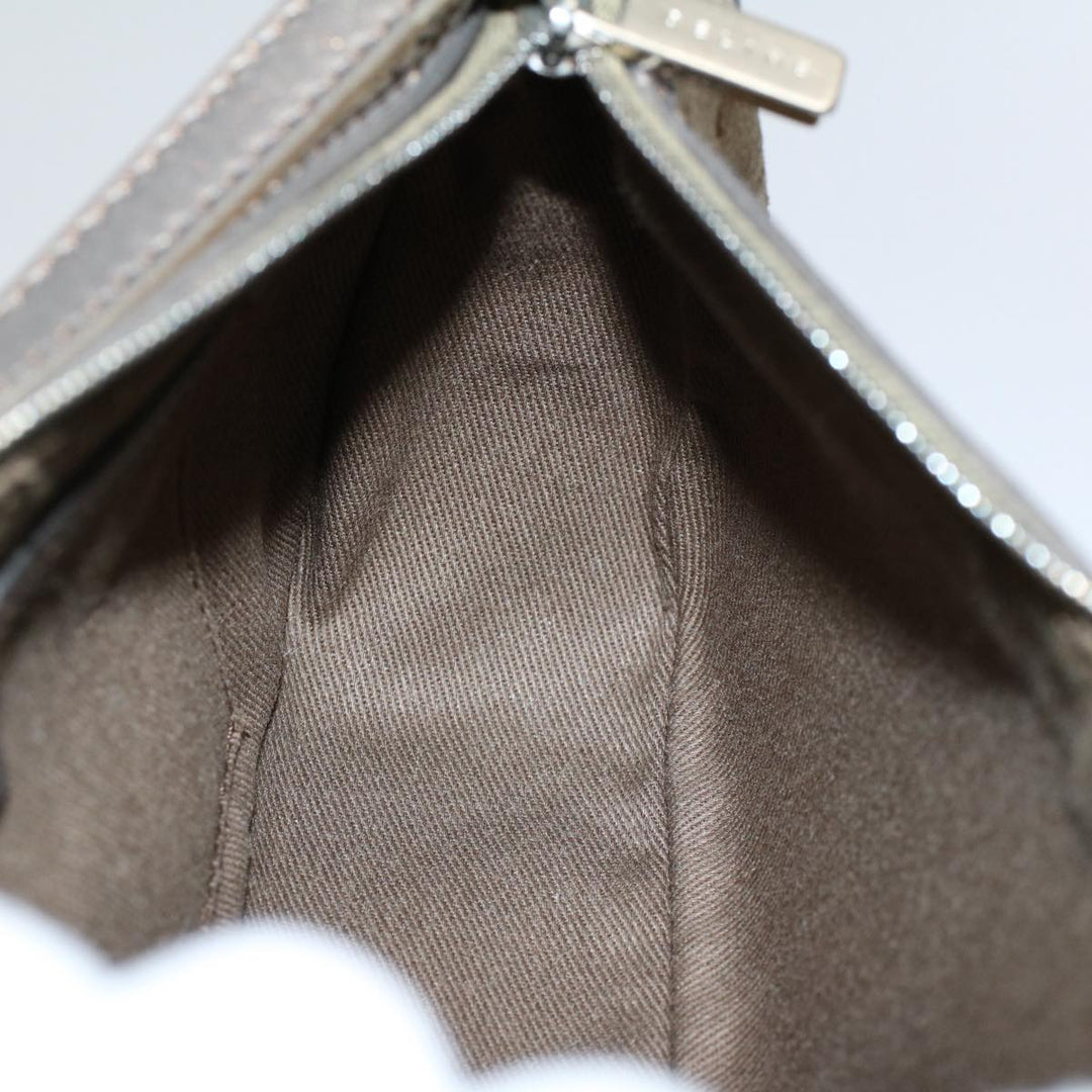 Celine C Macadam Canvas Accessory Pouch Brown 9030
