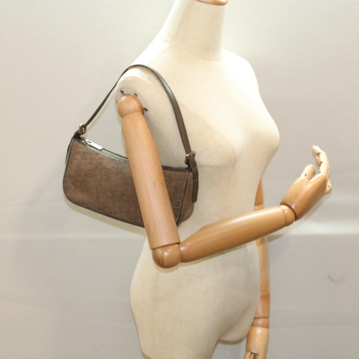 Celine C Macadam Canvas Accessory Pouch Brown 9030