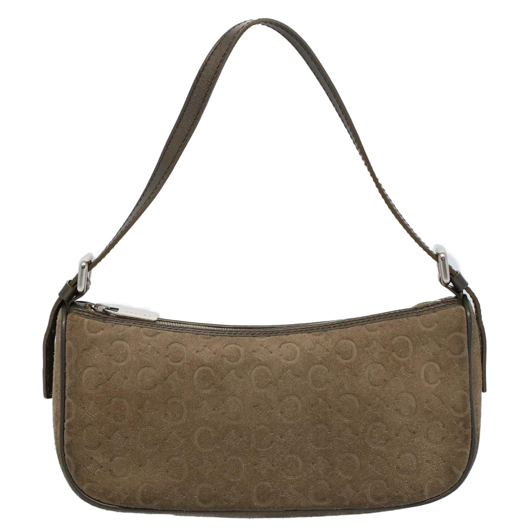 Celine C Macadam Canvas Accessory Pouch Brown 9030
