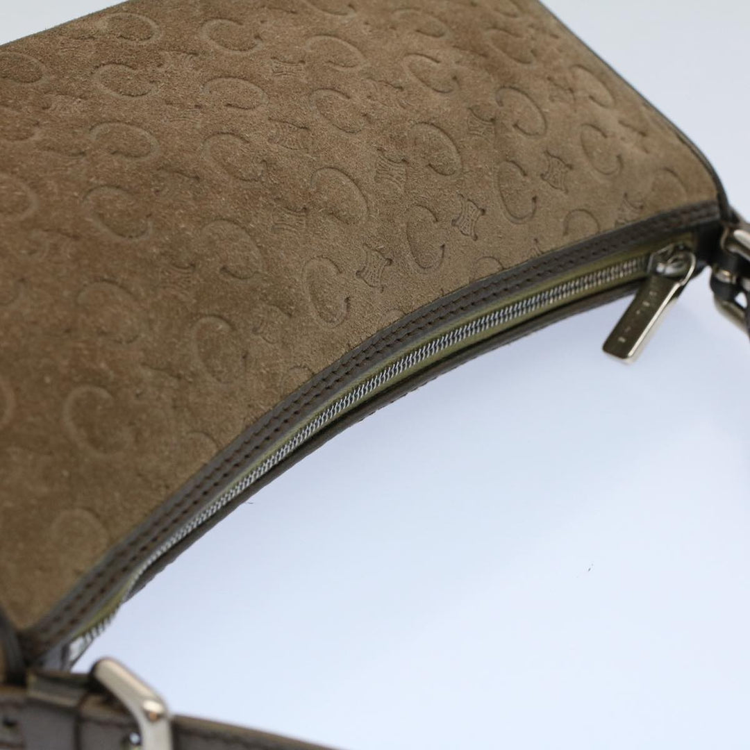 Celine C Macadam Canvas Accessory Pouch Brown 9030