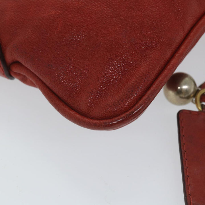 Chloe Shoulder Bag Leather Red 03 08 51 5811 yk9240