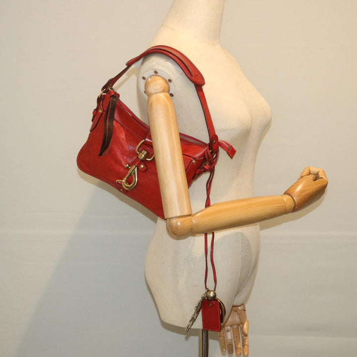 Chloe Shoulder Bag Leather Red 03 08 51 5811 yk9240