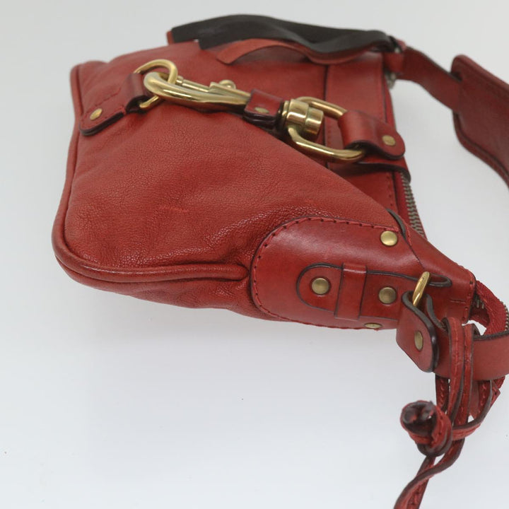 Chloe Shoulder Bag Leather Red 03 08 51 5811 yk9240