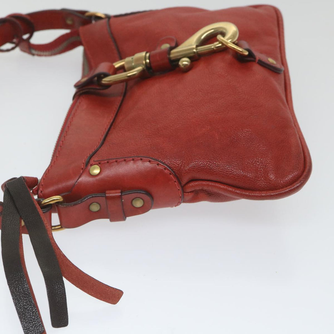 Chloe Shoulder Bag Leather Red 03 08 51 5811 yk9240