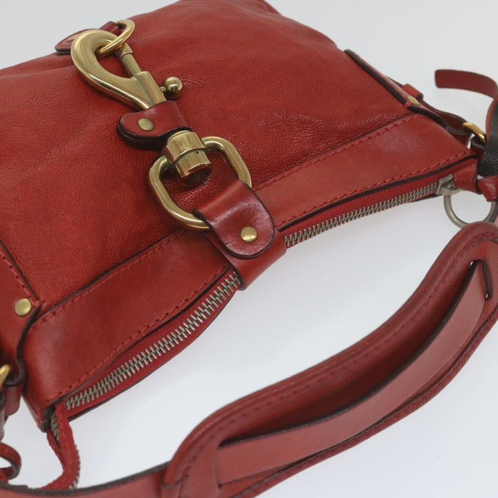 Chloe Shoulder Bag Leather Red 03 08 51 5811 yk9240