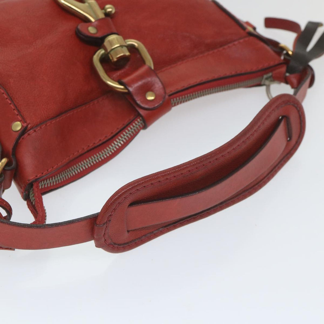 Chloe Shoulder Bag Leather Red 03 08 51 5811 yk9240