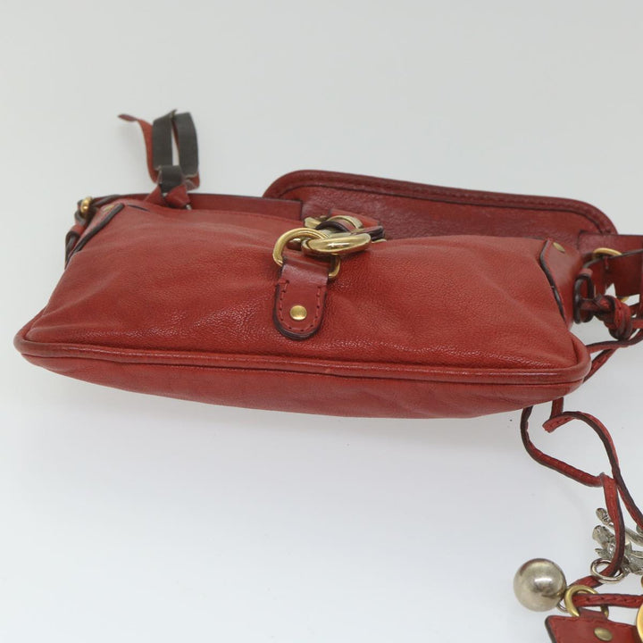 Chloe Shoulder Bag Leather Red 03 08 51 5811 yk9240