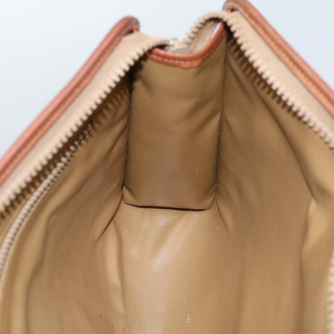 Celine Macadam Canvas Clutch Bag Beige 9598