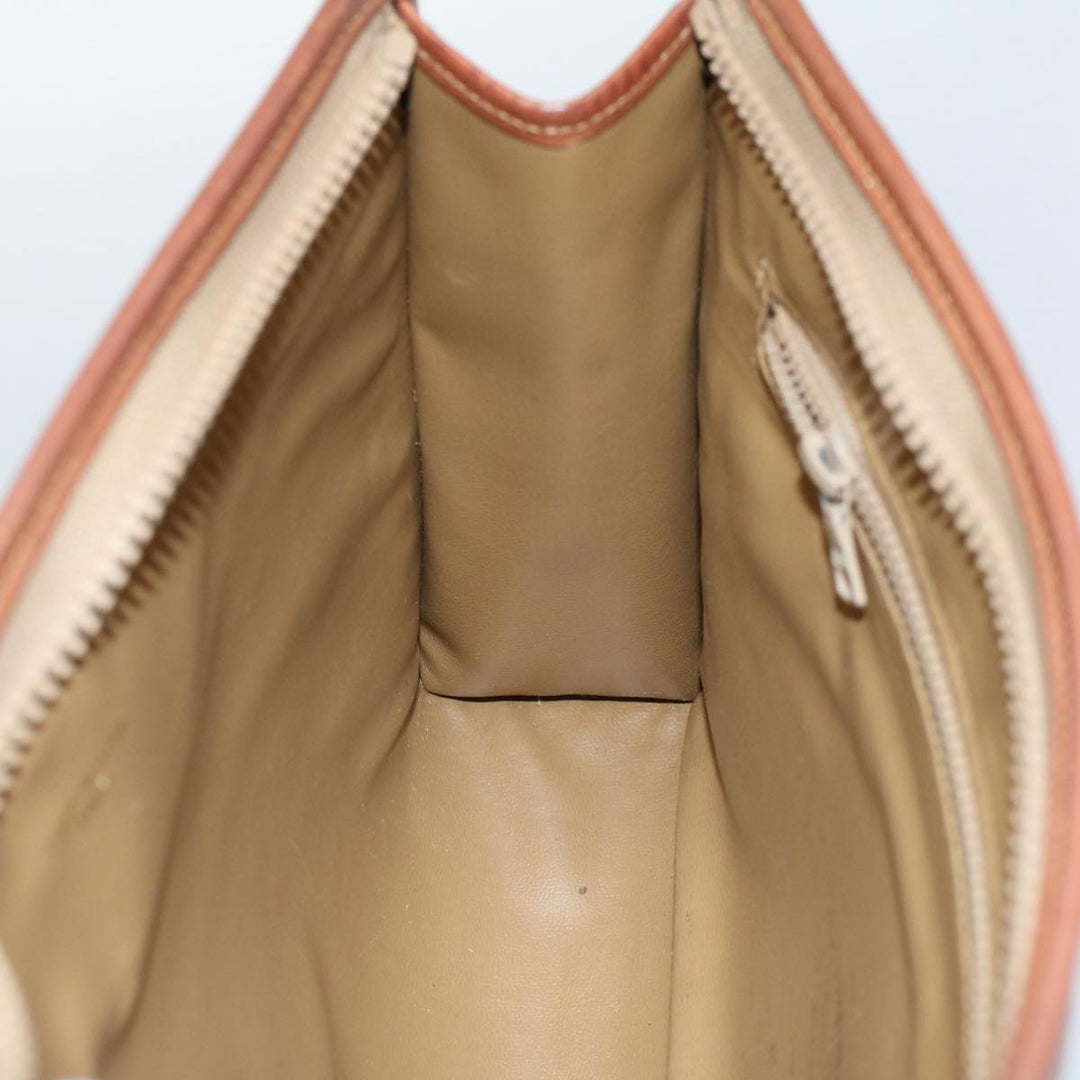Celine Macadam Canvas Clutch Bag Beige 9598