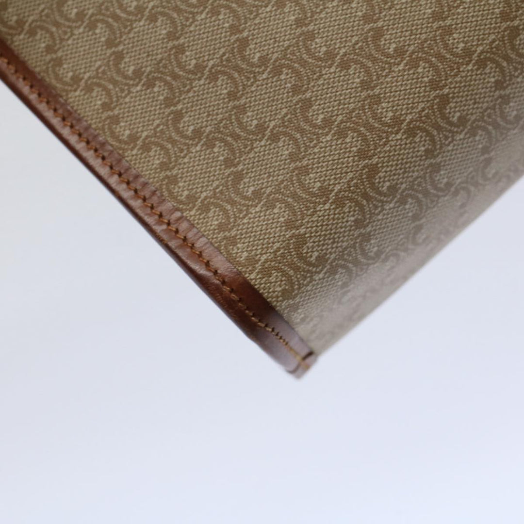 Celine Macadam Canvas Clutch Bag Beige 9598