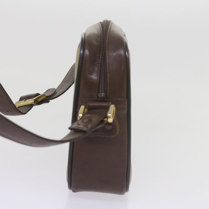 BURBERRYSs Nova Check Shoulder Bag Canvas Beige Brown Auth yk9787