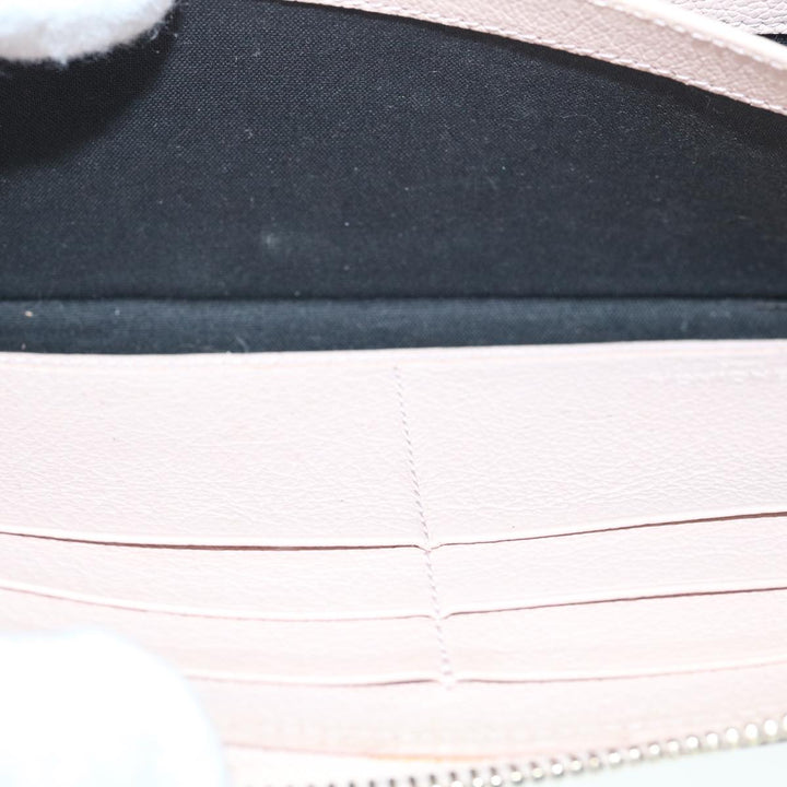 Top Quality Balenciaga Classic Continental Zip Long Wallet Leather Pink 253036 Auth yk9793