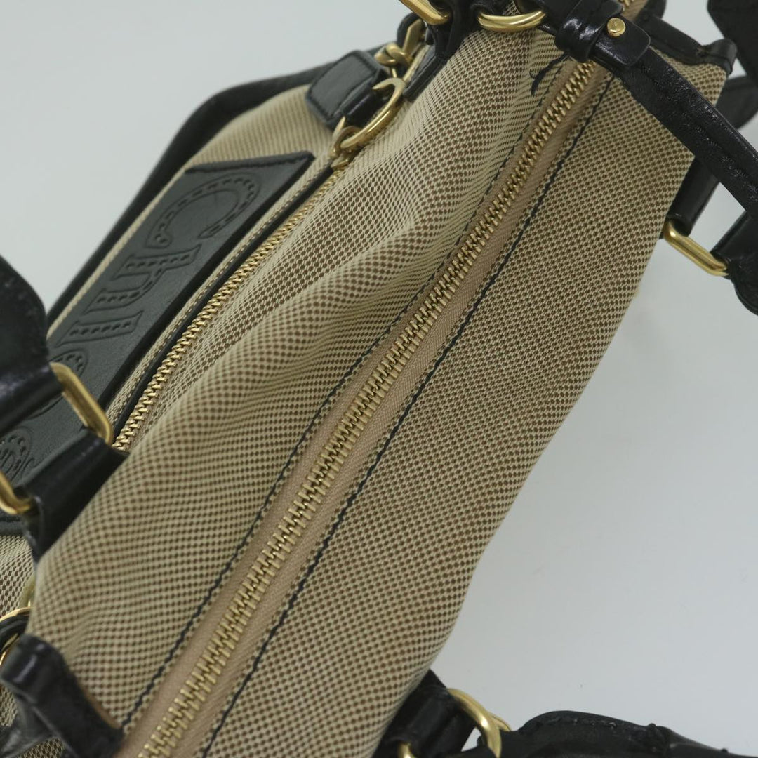Chloe Harley Hand Bag Canvas Leather 2way Beige 03 10 51 5811 yk9862