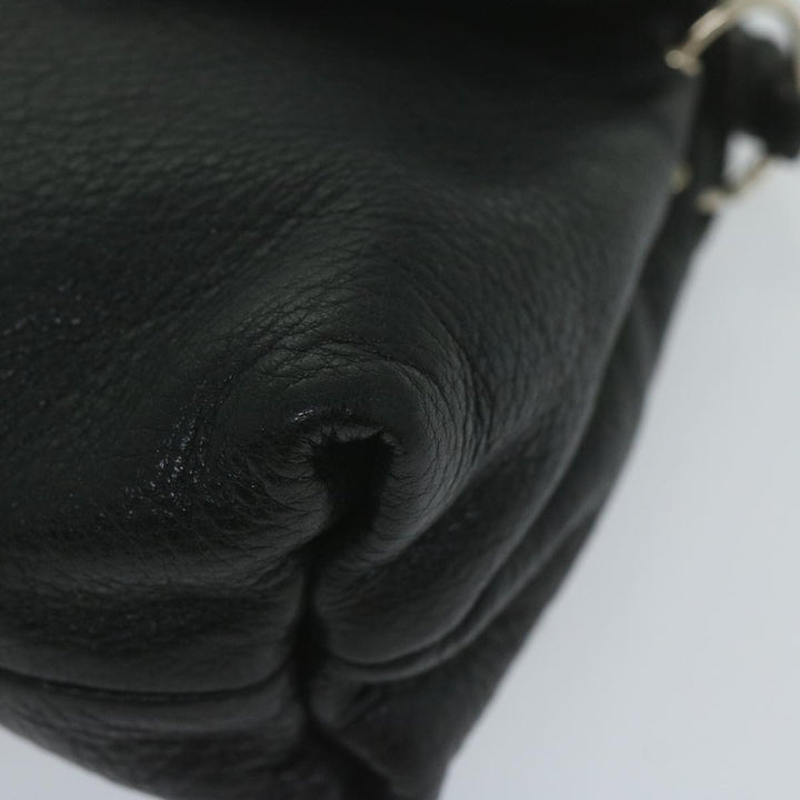 Chloe Lily Hand Bag Leather Black yk9868