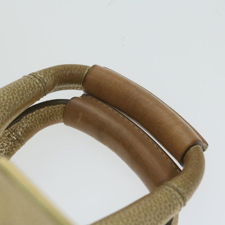 Chloe Etel Hand Bag Leather 2way Gold Tone yk9870