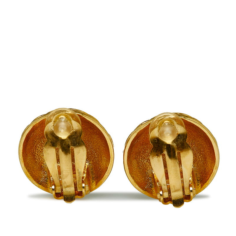 Top Quality Chanel Vintage Coco Mark Earrings Gold Plated