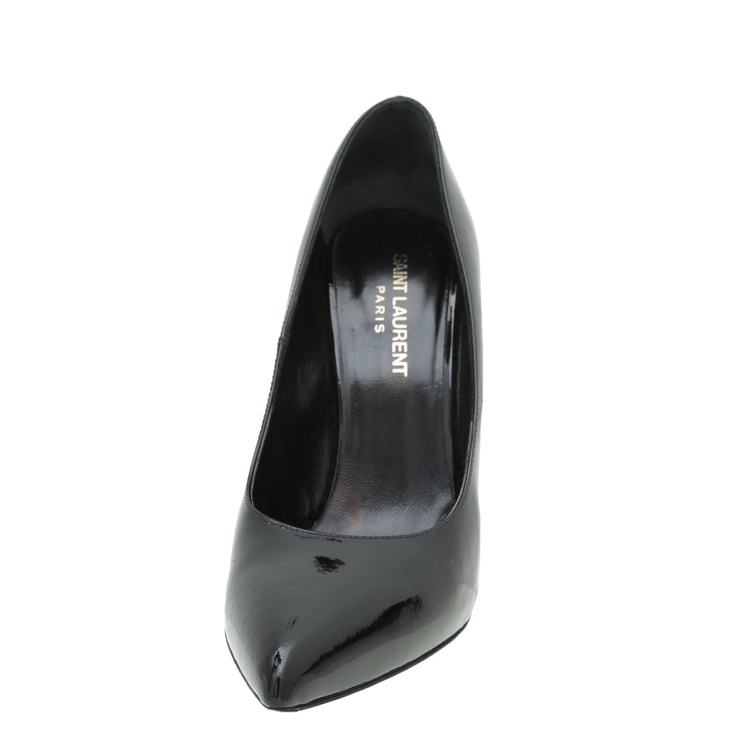 YSL Black Classic Paris Escarpin Pump 37
