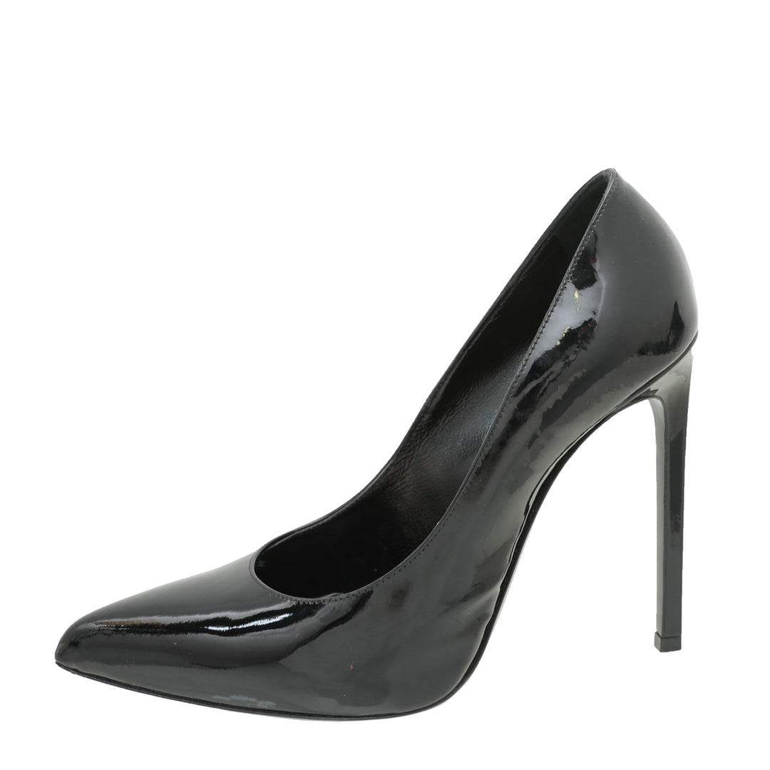 YSL Black Classic Paris Escarpin Pump 37