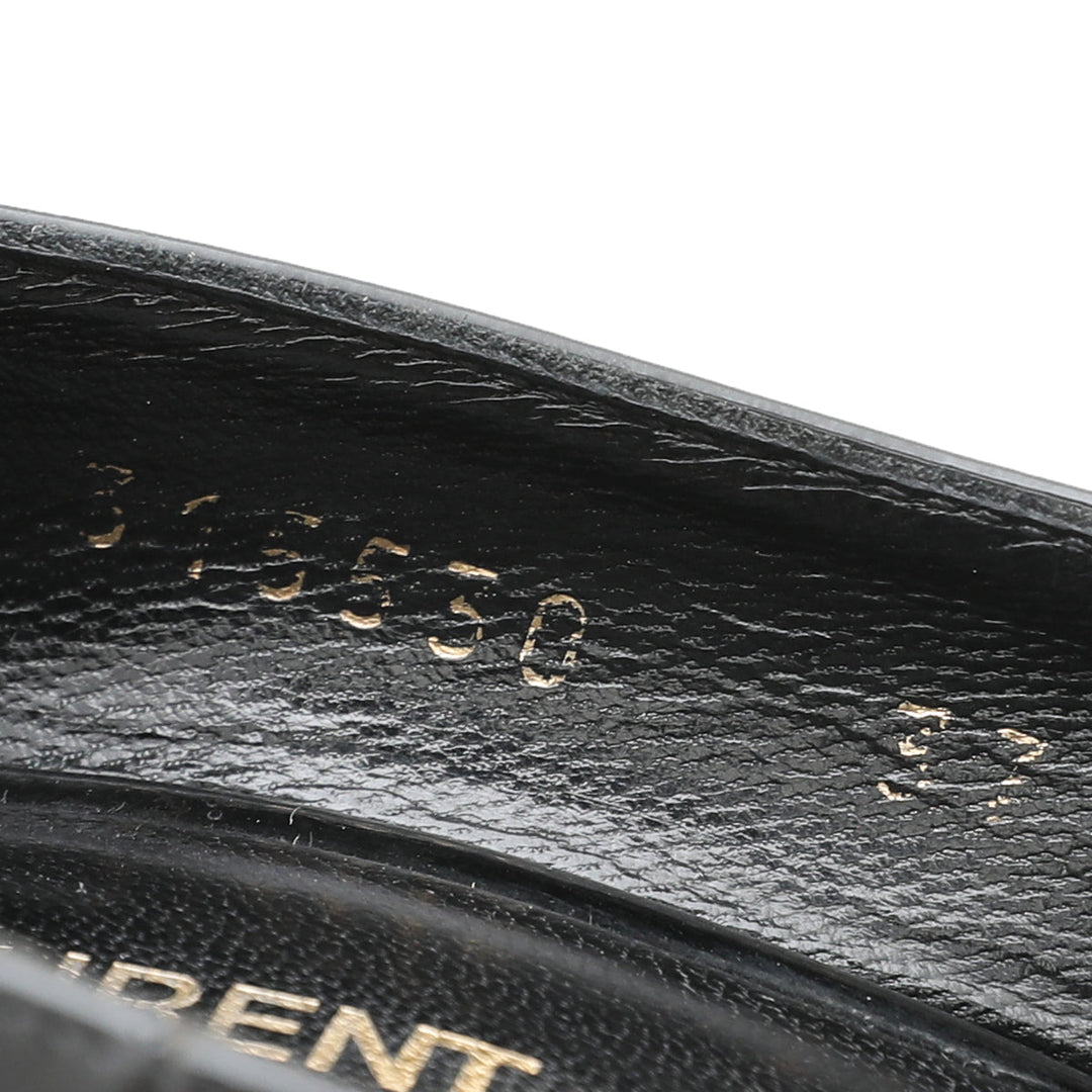 YSL Black Classic Paris Escarpin Pump 37