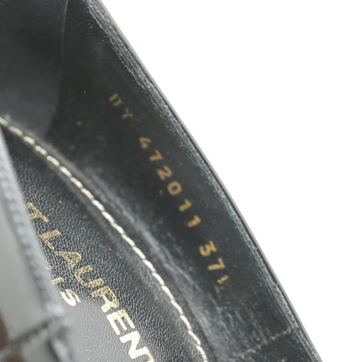 YSL Black Opyum Pump 37.5