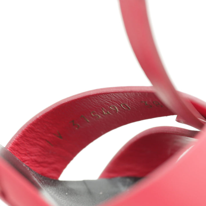 YSL Red Tribute Sandal 38