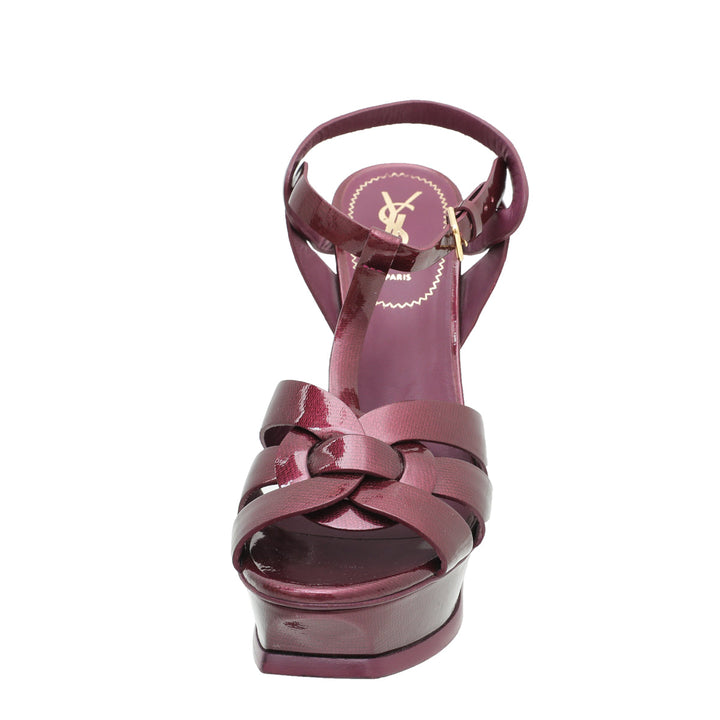 YSL Wine Tribute Sandal 39.5