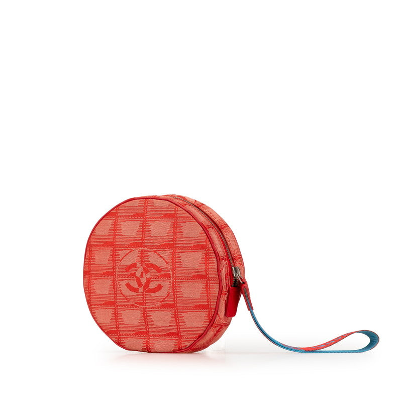 Top Quality Chanel Canvas Coco Mark Pouch Red