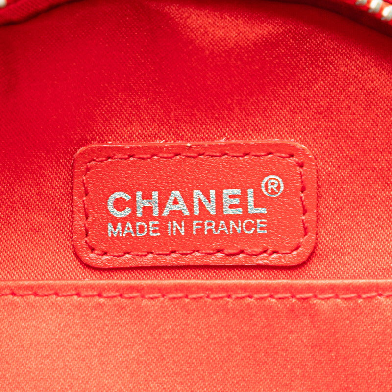 Top Quality Chanel Canvas Coco Mark Pouch Red