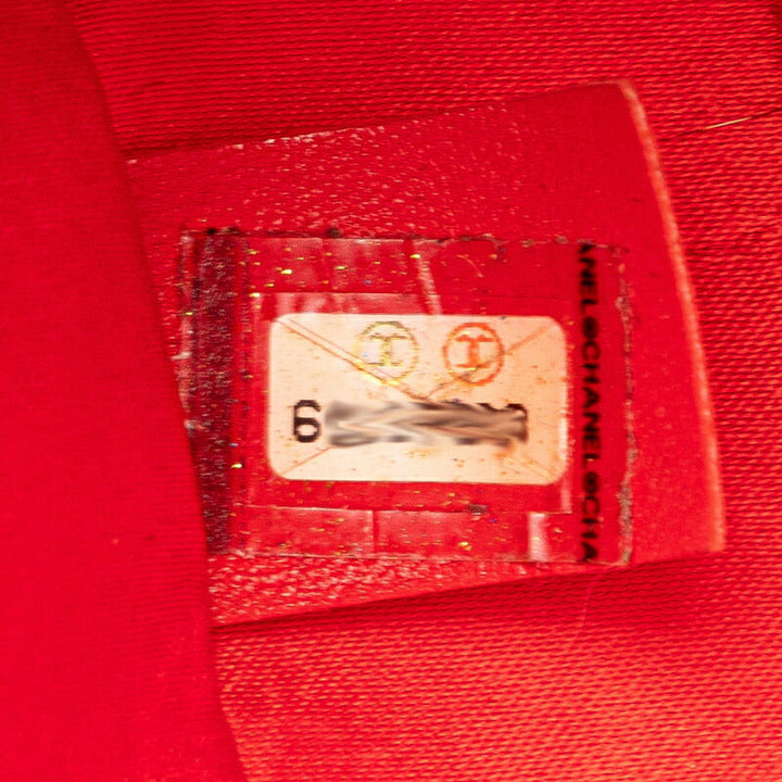 Top Quality Chanel Canvas Coco Mark Pouch Red