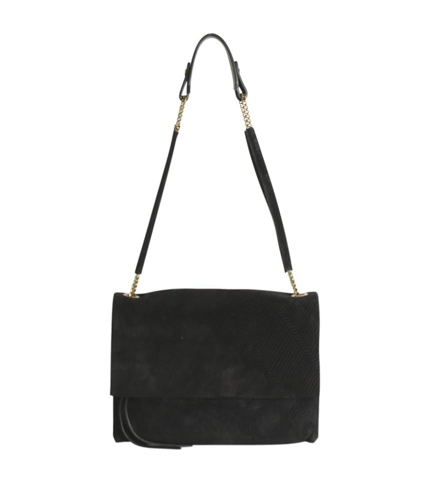 Lanvin Medium Sugar Black Quilted Leather Shoulder Bag