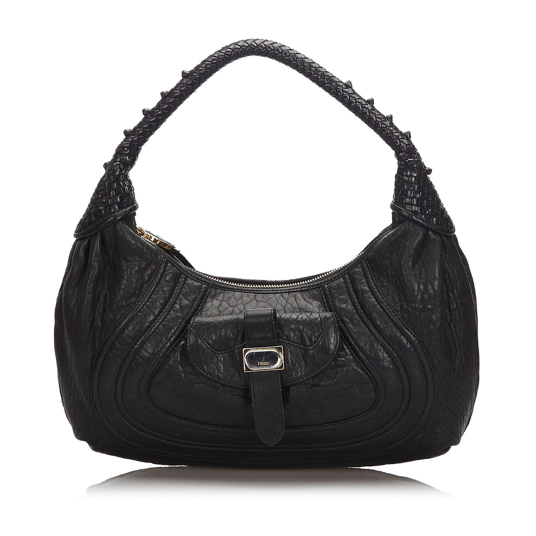 Pre-Loved Fendi Black Others Leather Spy Shoulder Bag Italy