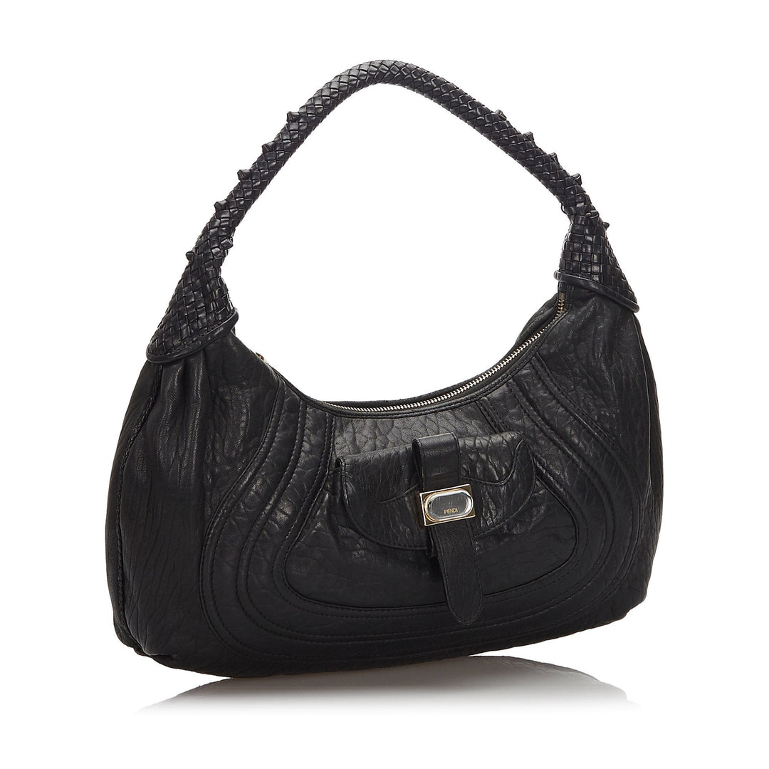 Pre-Loved Fendi Black Others Leather Spy Shoulder Bag Italy