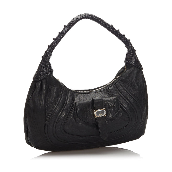 Pre-Loved Fendi Black Others Leather Spy Shoulder Bag Italy