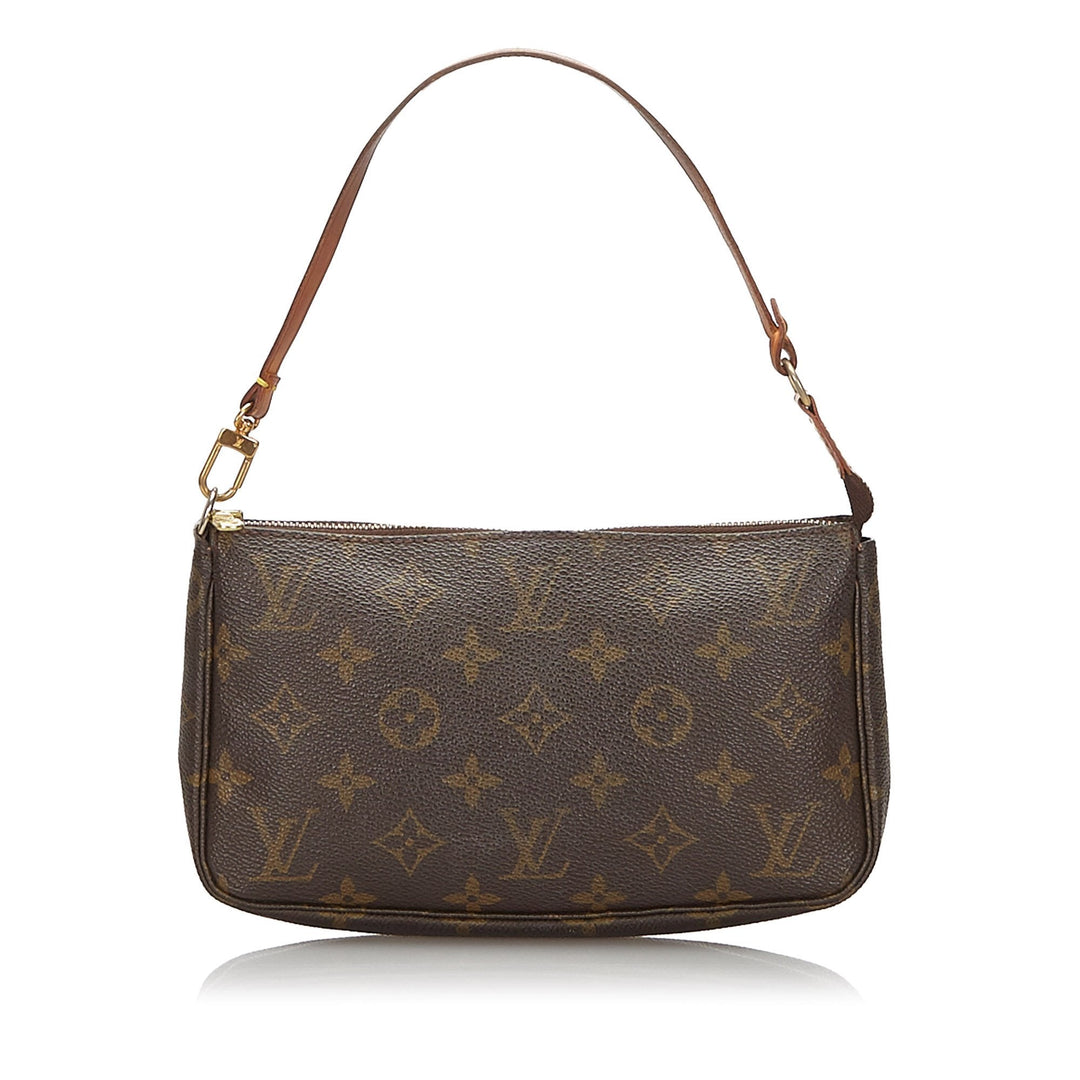 Pre-Loved Louis Vuitton Brown Monogram Pochette Accessoires FRANCE