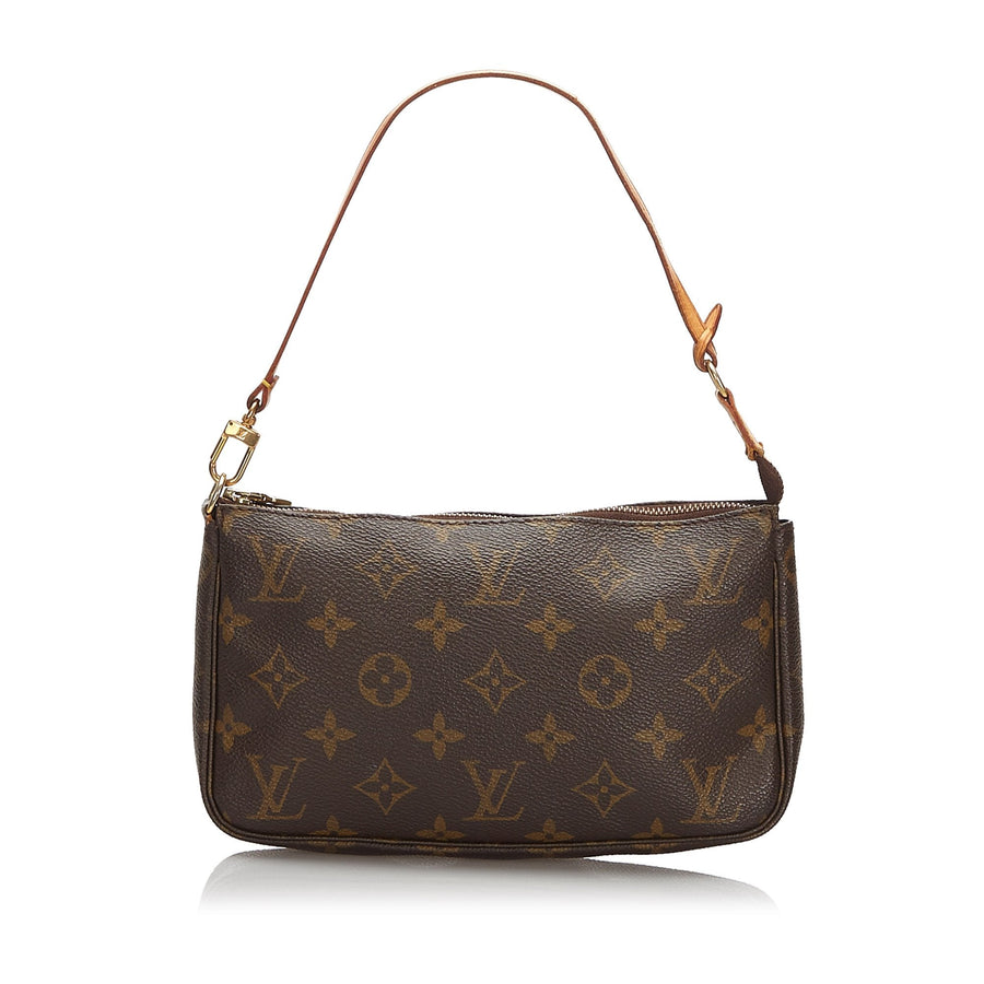 Pre-Loved Louis Vuitton Brown Monogram Pochette Accessoires France